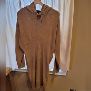 Almost Famous Hooded Sweater Dress